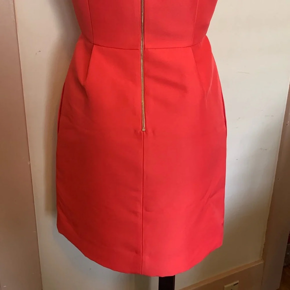 KATE SPADE NWT Mindy Embellished Sheath Dress Coral - Picture 10 of 13